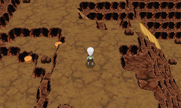 Inside the Mirage Cave found north of Fallarbor / Pokémon ORAS