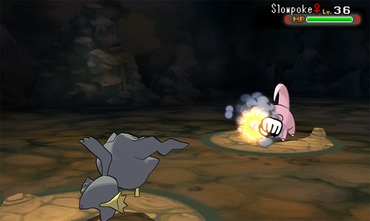Using Thief on a wild Slowpoke / Pokémon ORAS