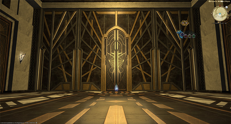 Amaurot’s entrance in The Tempest / Final Fantasy XIV