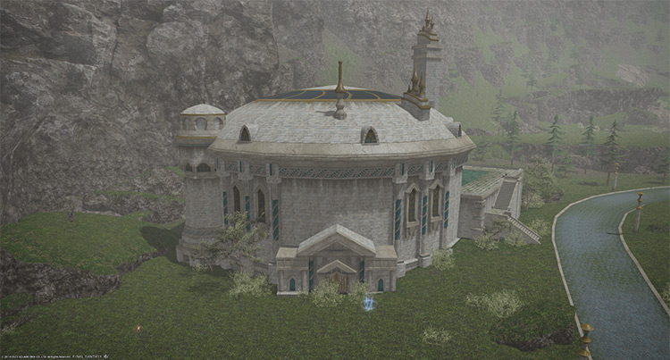 Matoya’s Relict as seen from The Dravanian Hinterlands / Final Fantasy XIV