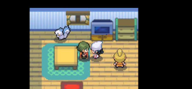 The Scarf Guy in Pastoria City (Pokémon Platinum)