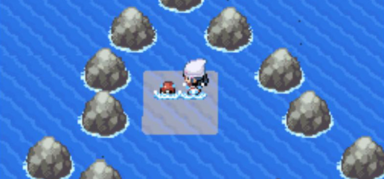 The Water Stone on Route 213 (Pokémon Platinum)