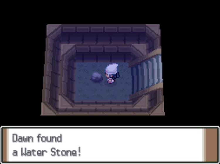Obtaining the hidden Water Stone in the Solaceon Ruins / Pokémon Platinum