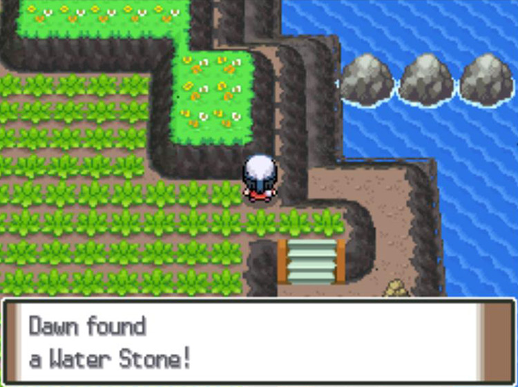 Obtaining the Water Stone on Route 230 / Pokémon Platinum