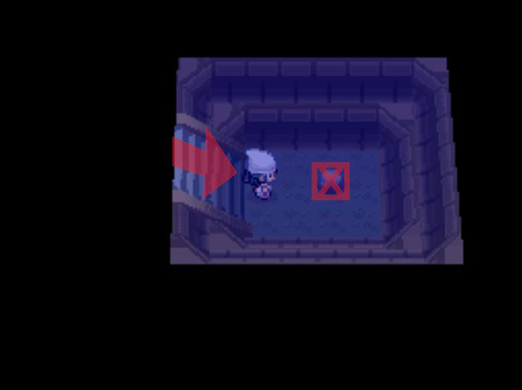 Heading for the rock in the middle of the dead end / Pokémon Platinum