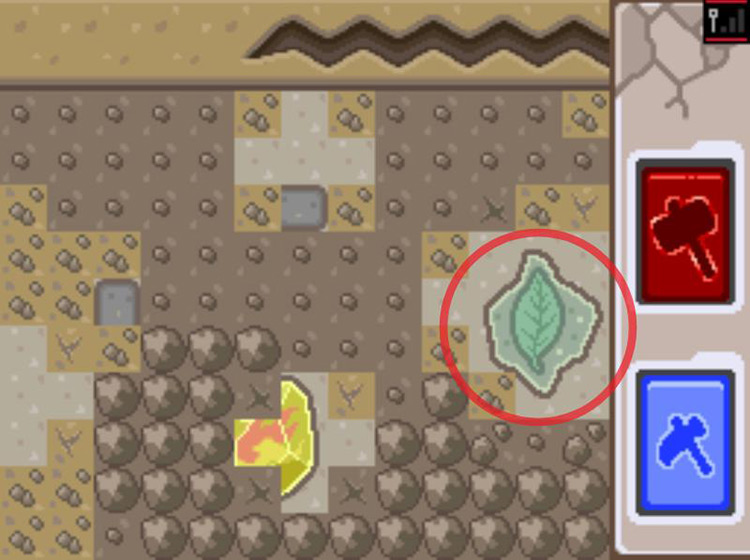 Uncovering a Leaf Stone in the Sinnoh Underground / Pokémon Platinum