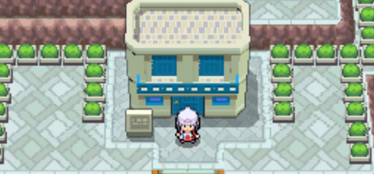 At the Hotel Grand Lake in Pokémon Platinum