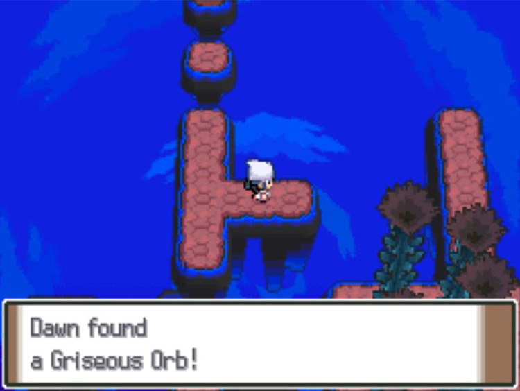 Obtaining the Griseous Orb. / Pokémon Platinum