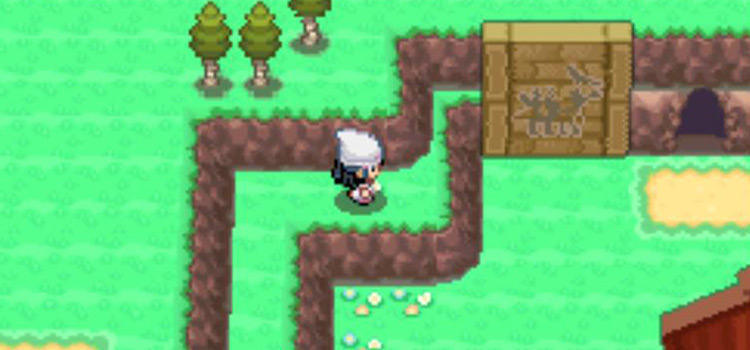 The hidden King's Rock in Celestic Town (Pokémon Platinum)