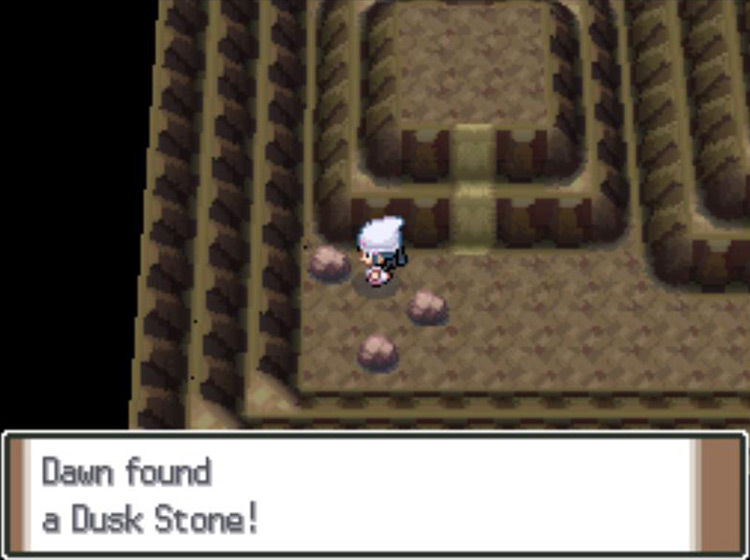 Obtaining the hidden Dusk Stone inside Wayward Cave / Pokémon Platinum