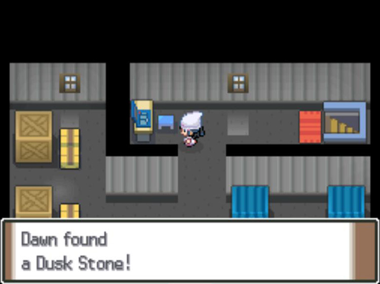 Obtaining the Dusk Stone inside the Galactic Warehouse / Pokémon Platinum
