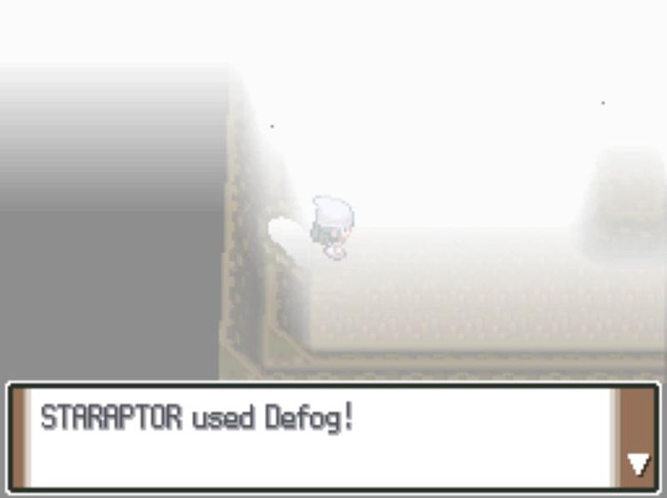 Using Defog to blow the fog away / Pokémon Platinum