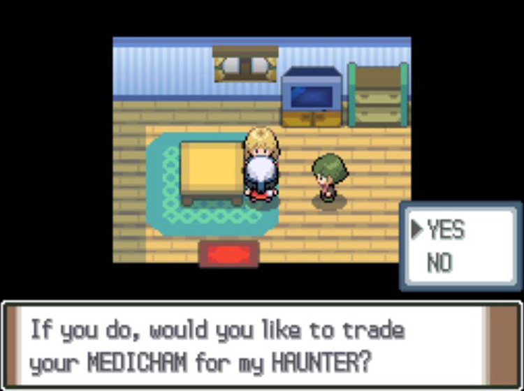 Accepting Mindy’s Pokémon trade / Pokémon Platinum