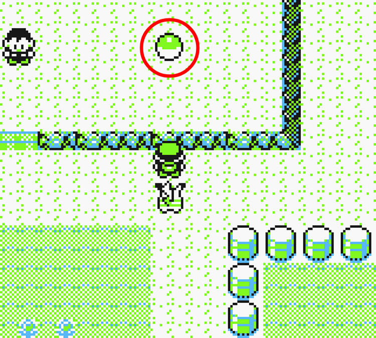 At the top of Route 24 near TM45 Thunder Wave / Pokémon Yellow