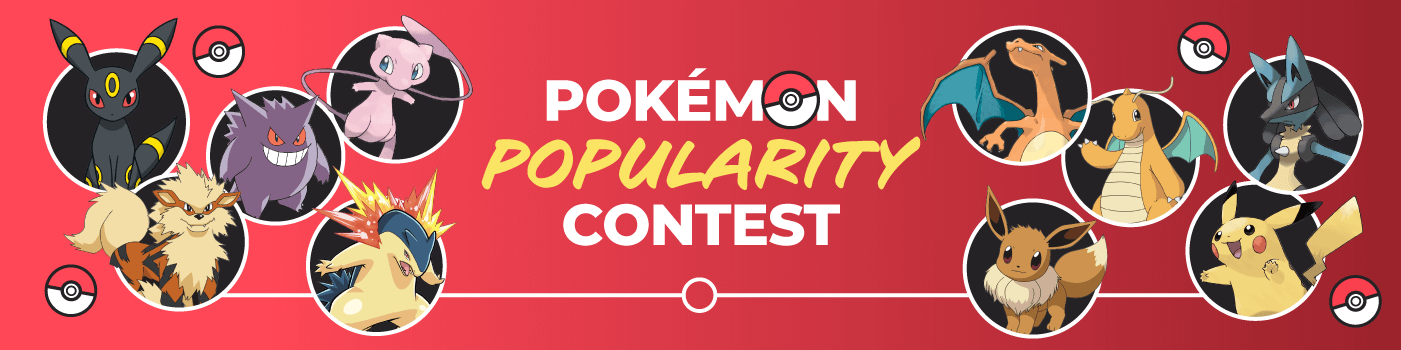 Most Popular Pokémon banner