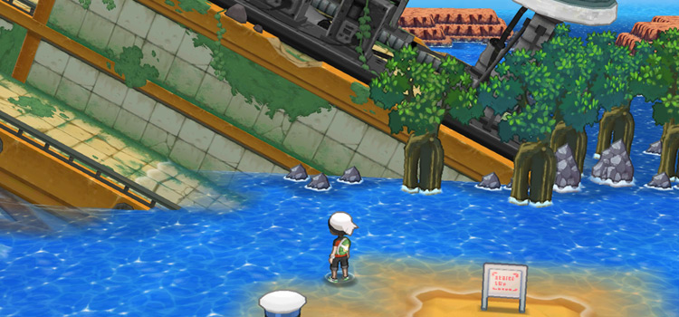 At Sea Mauville in Pokémon ORAS