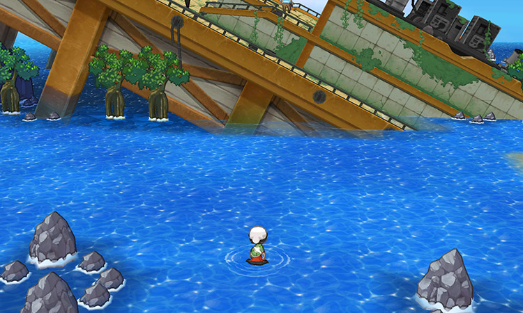 Surfing towards Sea Mauville / Pokémon ORAS
