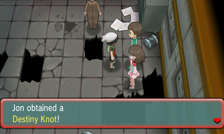 Receiving the Destiny Knot from Young Couple Lois & Hal / Pokémon ORAS