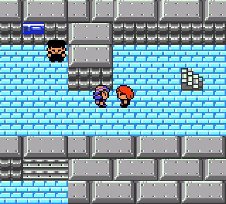 Facing our rival in the Underground / Pokémon Crystal