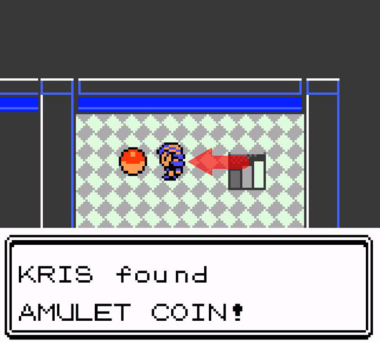 Picking up the Amulet Coin / Pokémon Crystal