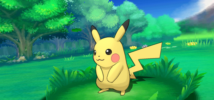 Finding a wild Pikachu in Omega Ruby