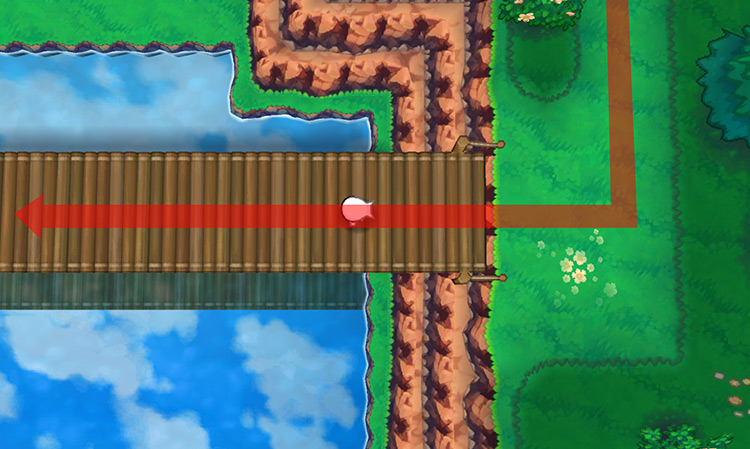 Crossing the second bridge / Pokémon ORAS