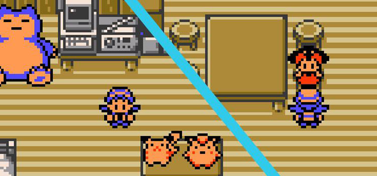 Pokemon Crystal mom's gifts from saving money