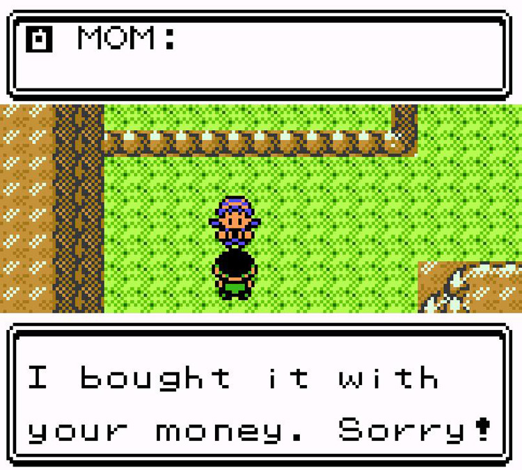 Mom calls to tell you she’s got something for you / Pokémon Crystal