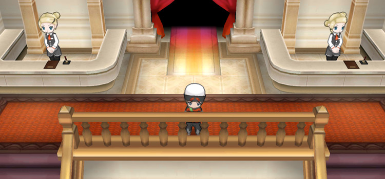 Inside the Battle Maison in Pokémon Omega Ruby
