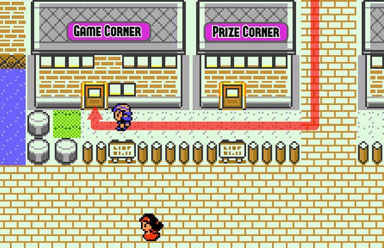 Game Corner in Celadon City. / Pokémon Crystal
