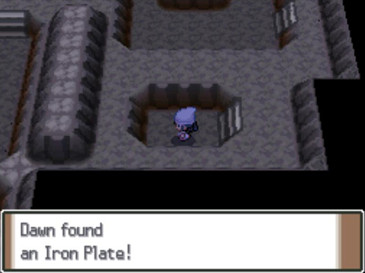 Obtaining the hidden Iron Plate on Iron Island / Pokémon Platinum