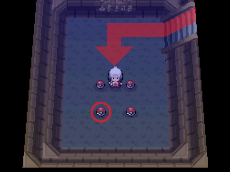 Entering the final room of the Solaceon Ruins / Pokémon Platinum