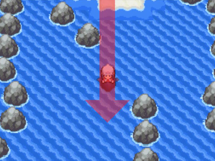 Keeping to the west while heading south / Pokémon Platinum