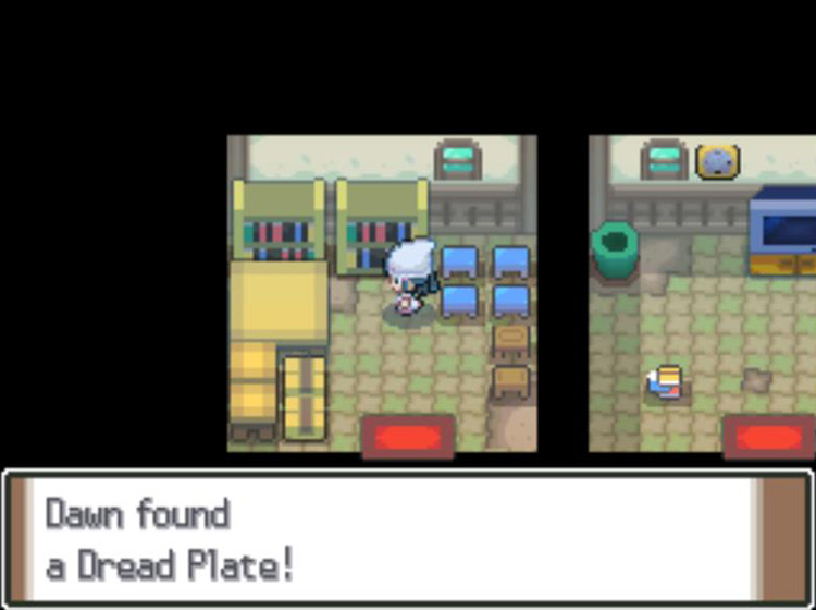 Obtaining the Dread Plate in the Old Chateau / Pokémon Platinum