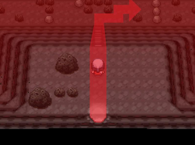 Moving downstairs and taking a right turn / Pokémon Platinum