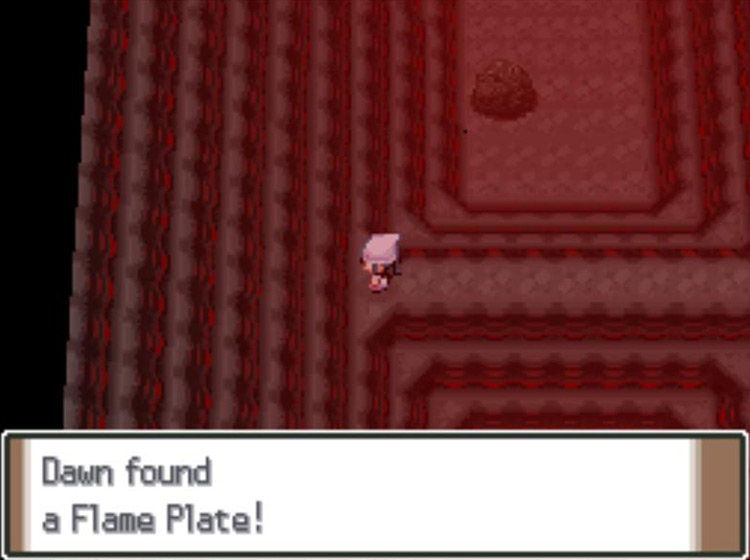 Obtaining the hidden Flame Plate in Stark Mountain / Pokémon Platinum