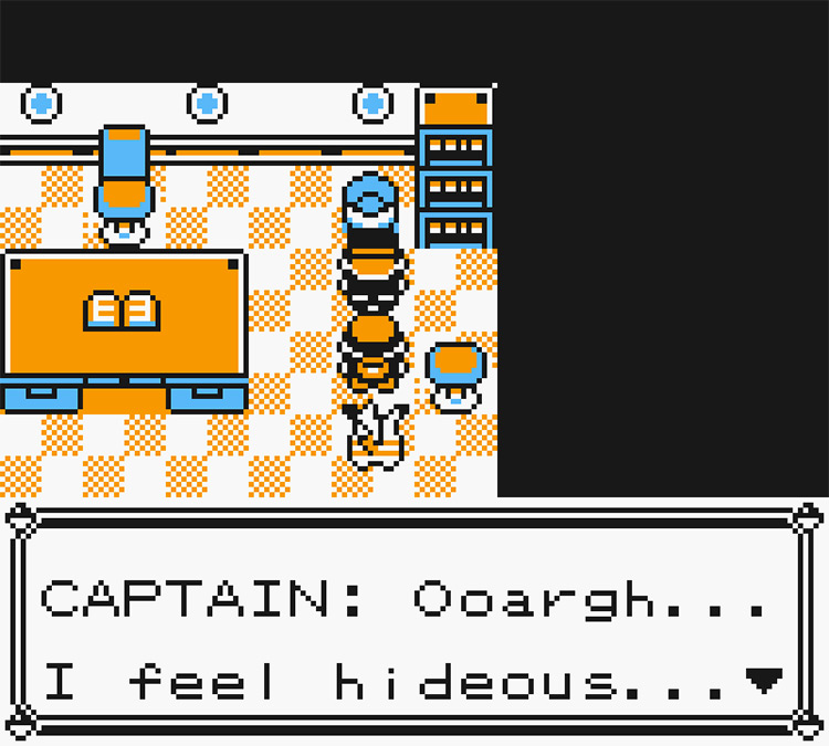 Meeting the seasick captain of the S.S Anne / Pokémon Yellow