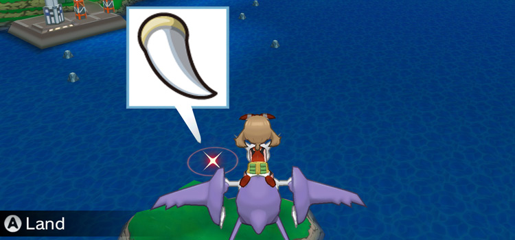 Soaring above a mirage island (Pokémon Omega Ruby)
