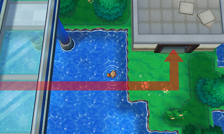 The entrance to New Mauville is up ahead / Pokémon ORAS