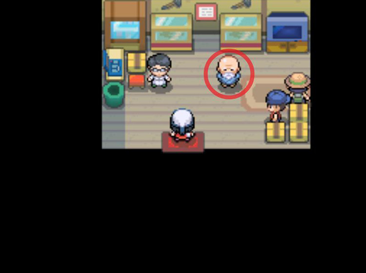 Identifying the Underground Man inside his home / Pokémon Platinum