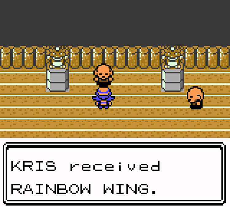 Receiving the Rainbow Wing / Pokémon Crystal