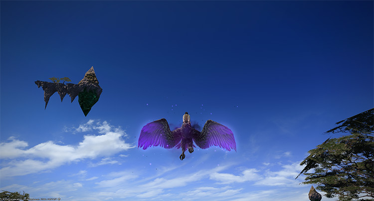 Dark Lanner in the air / Final Fantasy XIV