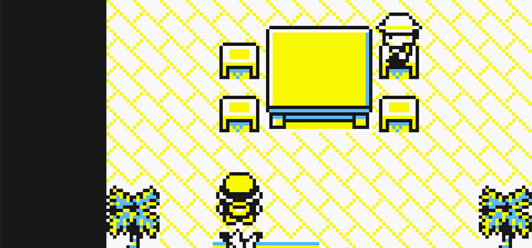 Inside Mr Psychic's House in Pokémon Yellow