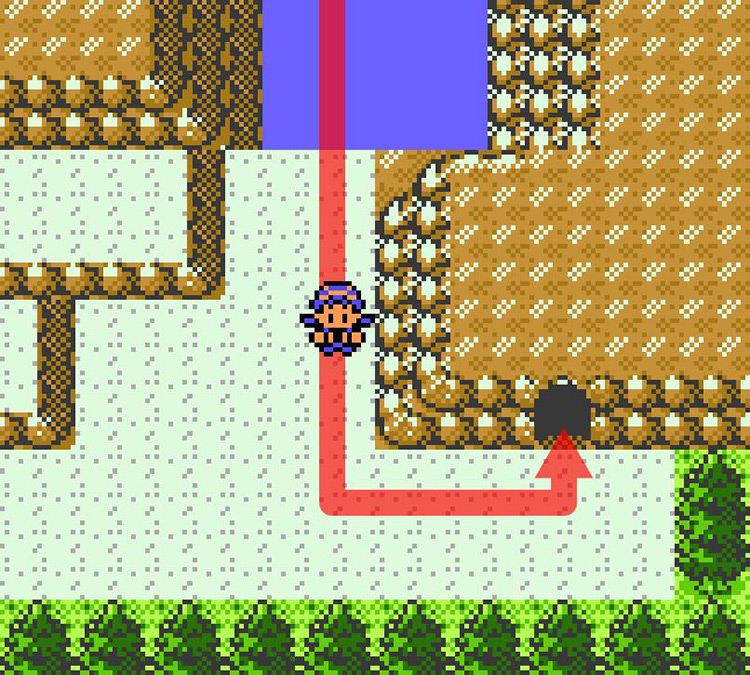 Entering the Bottom Right Puzzle Chamber. / Pokémon Crystal