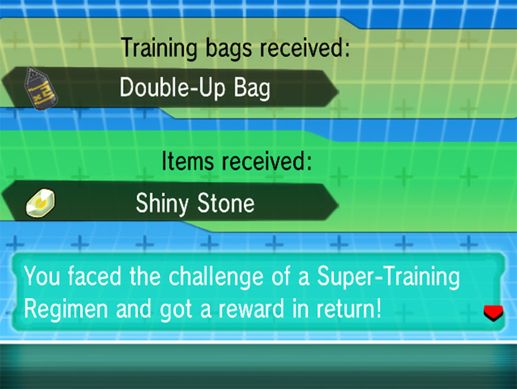 Obtaining a Shiny Stone from Secret Super Training / Pokémon Omega Ruby and Alpha Sapphire