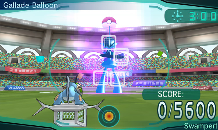 Training against a Gallade Balloon / Pokémon Omega Ruby and Alpha Sapphire