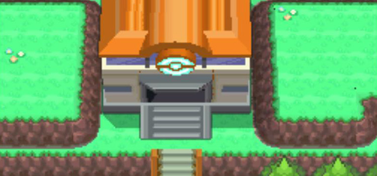 Exterior of the Pal Park in Pokémon Platinum