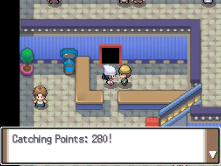 Getting a Catching score of 280. / Pokémon Platinum