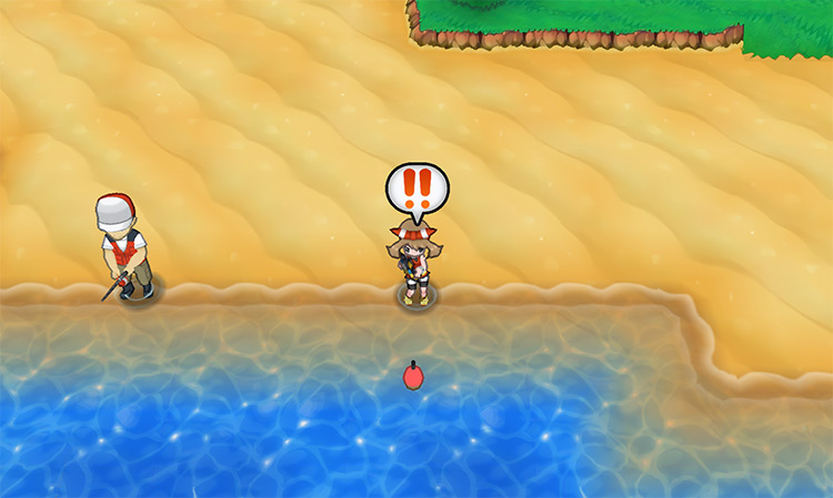 Fishing on Route 118 / Pokémon Omega Ruby and Alpha Sapphire