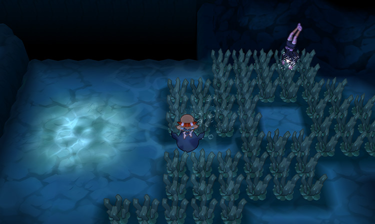 Underwater on Route 128 / Pokémon Omega Ruby and Alpha Sapphire